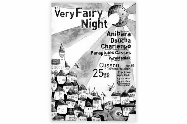 Affiche Concert The very fairy night©ID Graphik