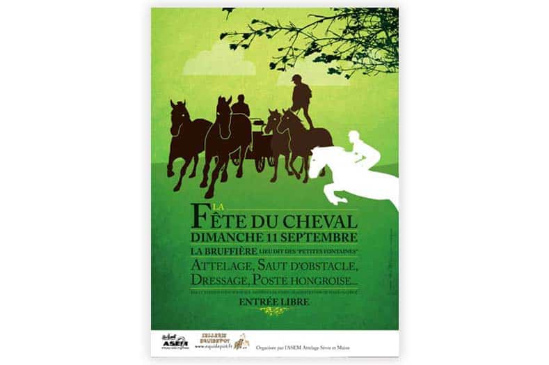 Affiche fete du cheval©ID Graphik